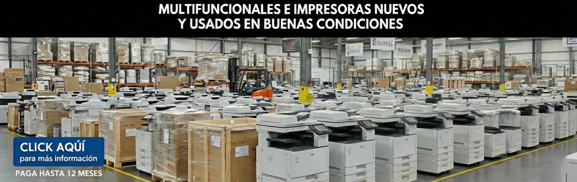 Almacen de impresoras nuevas y usadas Ricoh Sharp Brother 